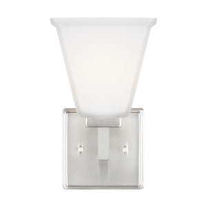 Generation Lighting. - 4113701-962 - One Light Wall / Bath Sconce - Ellis Harper - Brushed Nickel