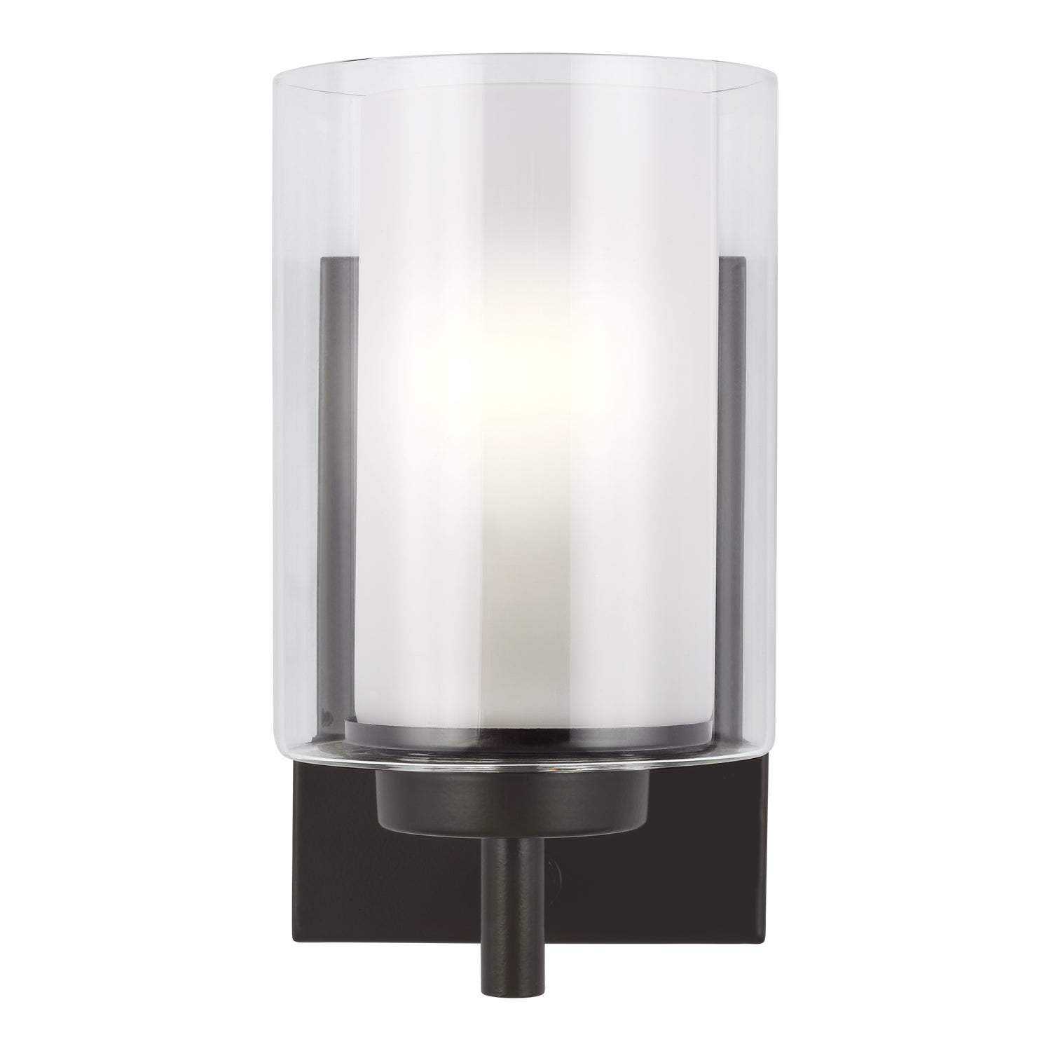 Generation Lighting. - 4137301EN3-710 - One Light Wall / Bath Sconce - Elmwood Park - Bronze