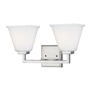 Generation Lighting. - 4413702-962 - Two Light Wall / Bath - Ellis Harper - Brushed Nickel