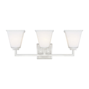 Generation Lighting. - 4413703-962 - Three Light Wall / Bath - Ellis Harper - Brushed Nickel