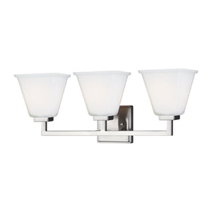 Generation Lighting. - 4413703EN3-962 - Three Light Wall / Bath - Ellis Harper - Brushed Nickel