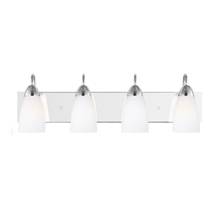 Generation Lighting. - 4420204-05 - Four Light Wall / Bath - Seville - Chrome