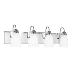 Generation Lighting. - 4420204-05 - Four Light Wall / Bath - Seville - Chrome