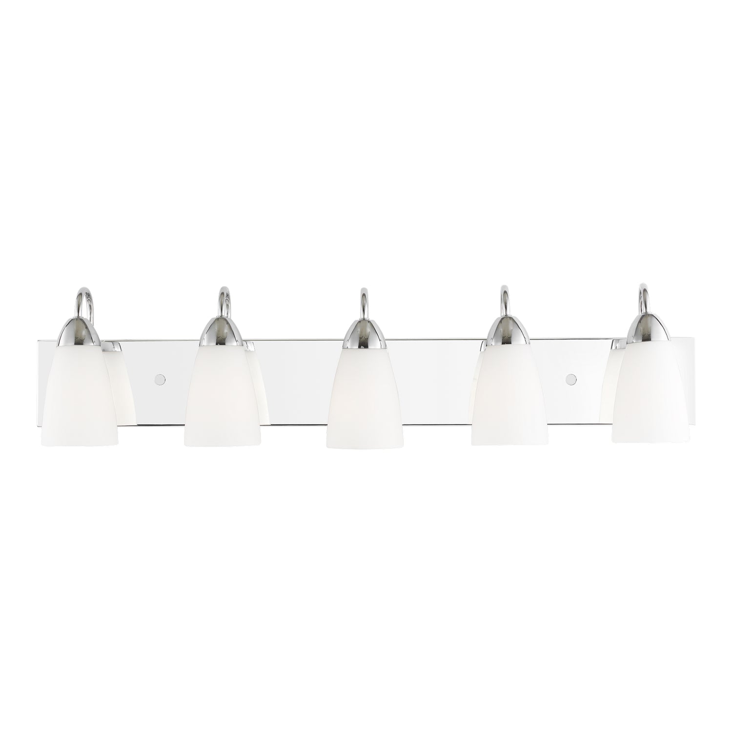 Generation Lighting. - 4420205-05 - Five Light Wall / Bath - Seville - Chrome