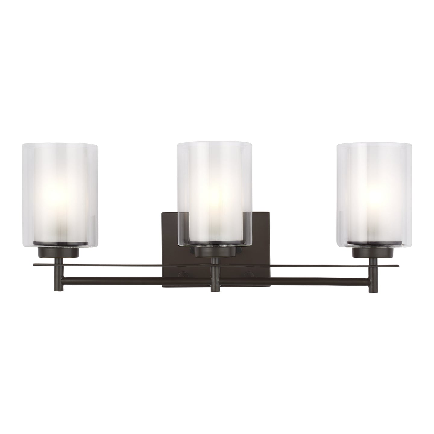 Generation Lighting - 4437303-710 - Three Light Wall / Bath - Elmwood Park - Bronze