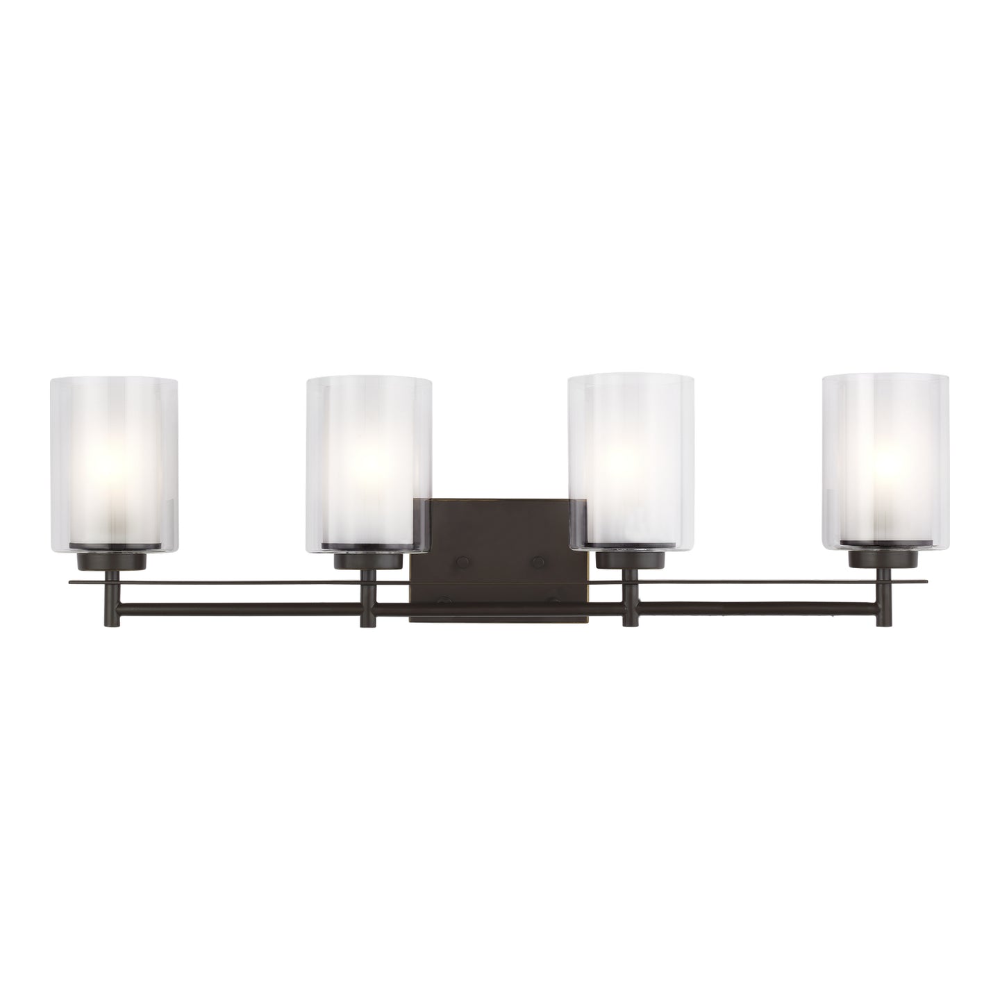 Generation Lighting - 4437304EN3-710 - Four Light Wall/ Bath - Elmwood Park - Bronze