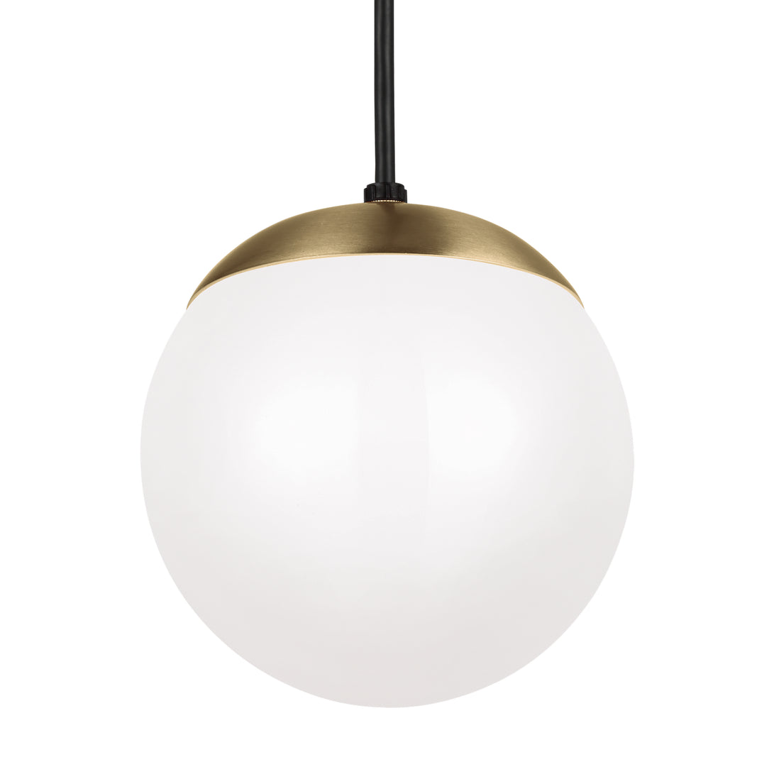 Visual Comfort Studio - 6018-848 - One Light Pendant - Leo - Hanging Globe - Satin Brass