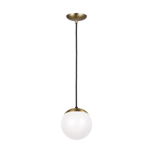 Visual Comfort Studio - 6018-848 - One Light Pendant - Leo - Hanging Globe - Satin Brass