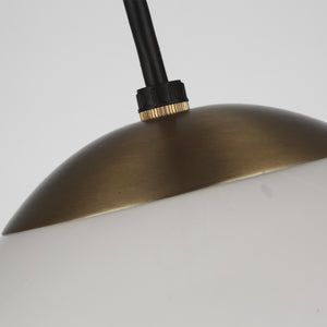 Visual Comfort Studio - 6020-848 - One Light Pendant - Leo - Hanging Globe - Satin Brass