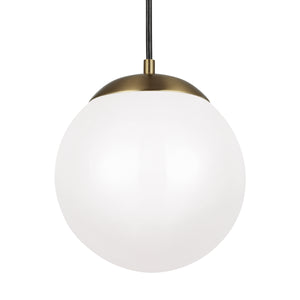 Visual Comfort Studio - 602093S-848 - LED Pendant - Leo - Hanging Globe - Satin Brass