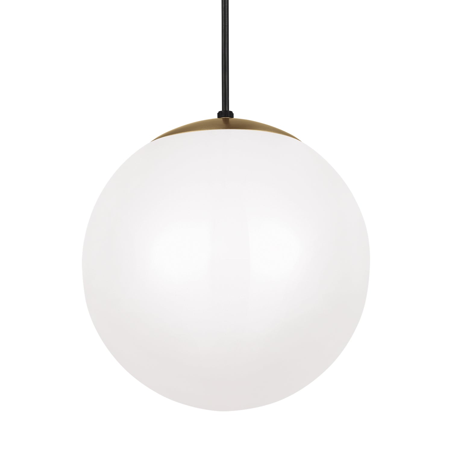 Visual Comfort Studio - 6022-848 - One Light Pendant - Leo - Hanging Globe - Satin Brass