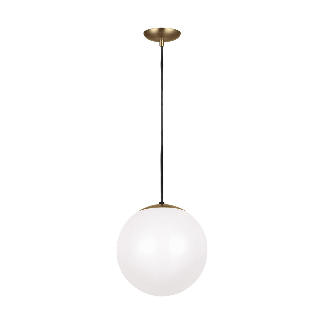 Visual Comfort Studio - 6022EN3-848 - One Light Pendant - Leo - Hanging Globe - Satin Brass