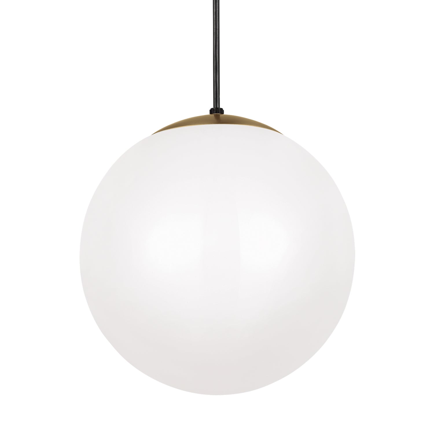 Visual Comfort Studio - 6024-848 - One Light Pendant - Leo - Hanging Globe - Satin Brass