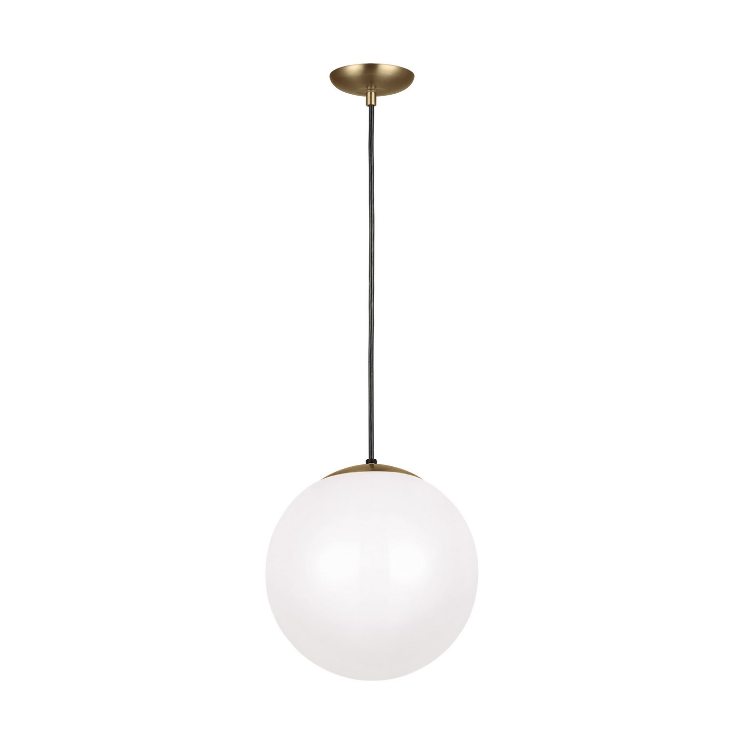 Visual Comfort Studio - 6024-848 - One Light Pendant - Leo - Hanging Globe - Satin Brass