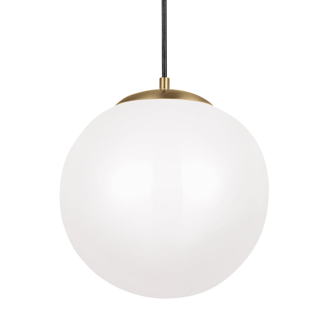 Visual Comfort Studio - 602493S-848 - LED Pendant - Leo - Hanging Globe - Satin Brass