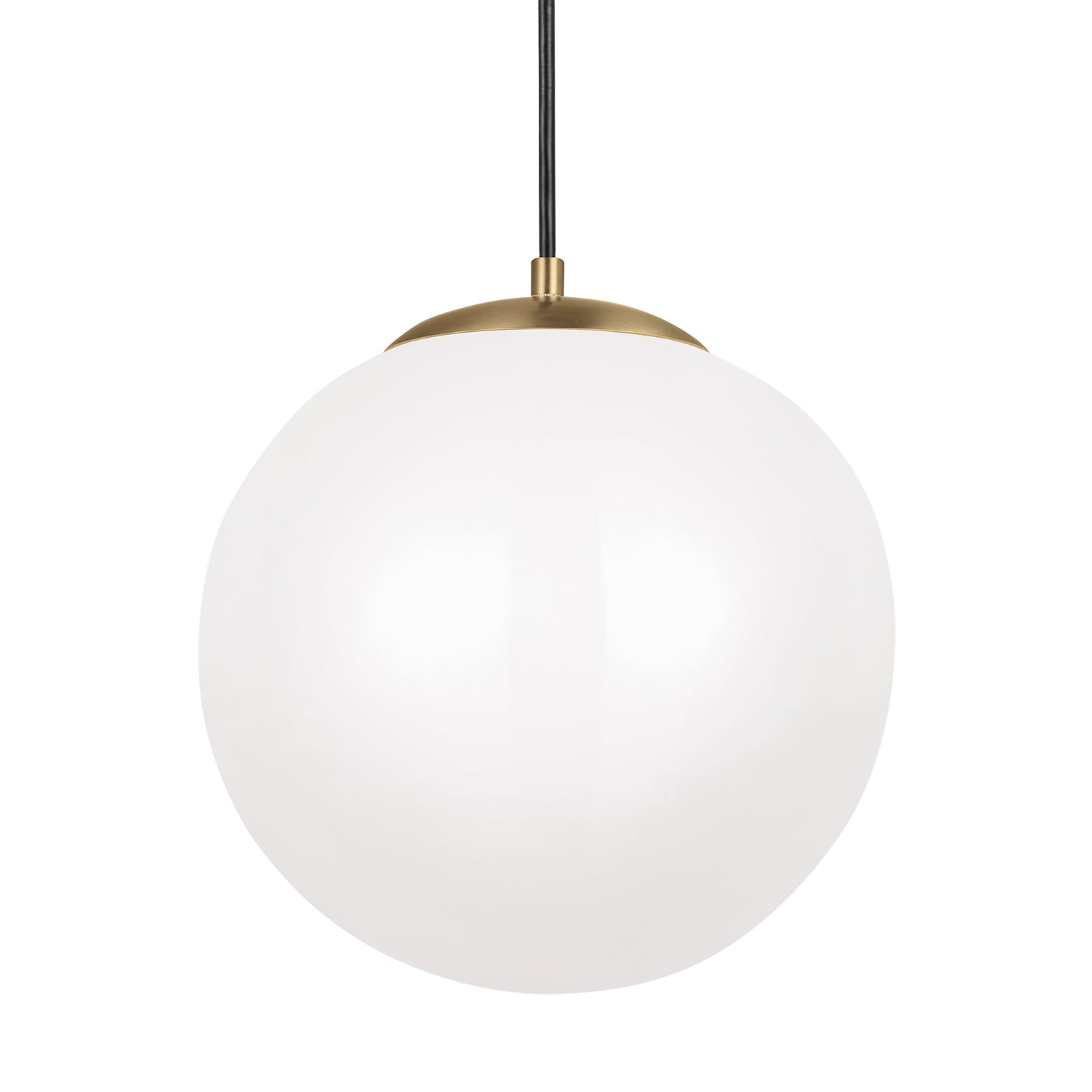 Visual Comfort Studio - 602493S-848 - LED Pendant - Leo - Hanging Globe - Satin Brass