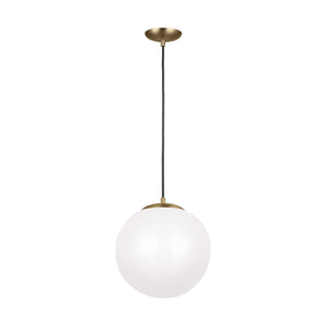 Visual Comfort Studio - 602493S-848 - LED Pendant - Leo - Hanging Globe - Satin Brass