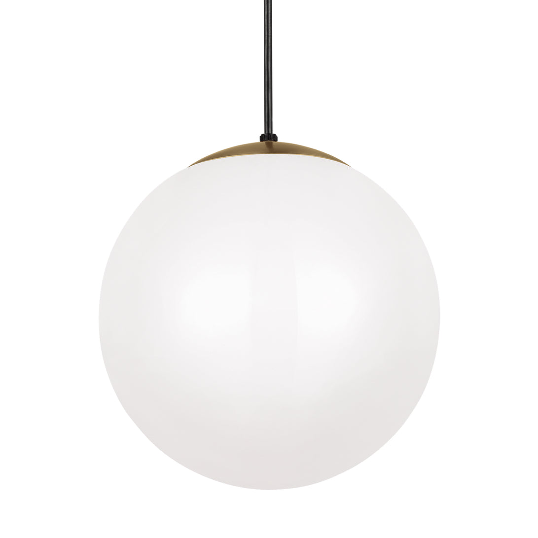 Visual Comfort Studio - 6024EN3-848 - One Light Pendant - Leo - Hanging Globe - Satin Brass