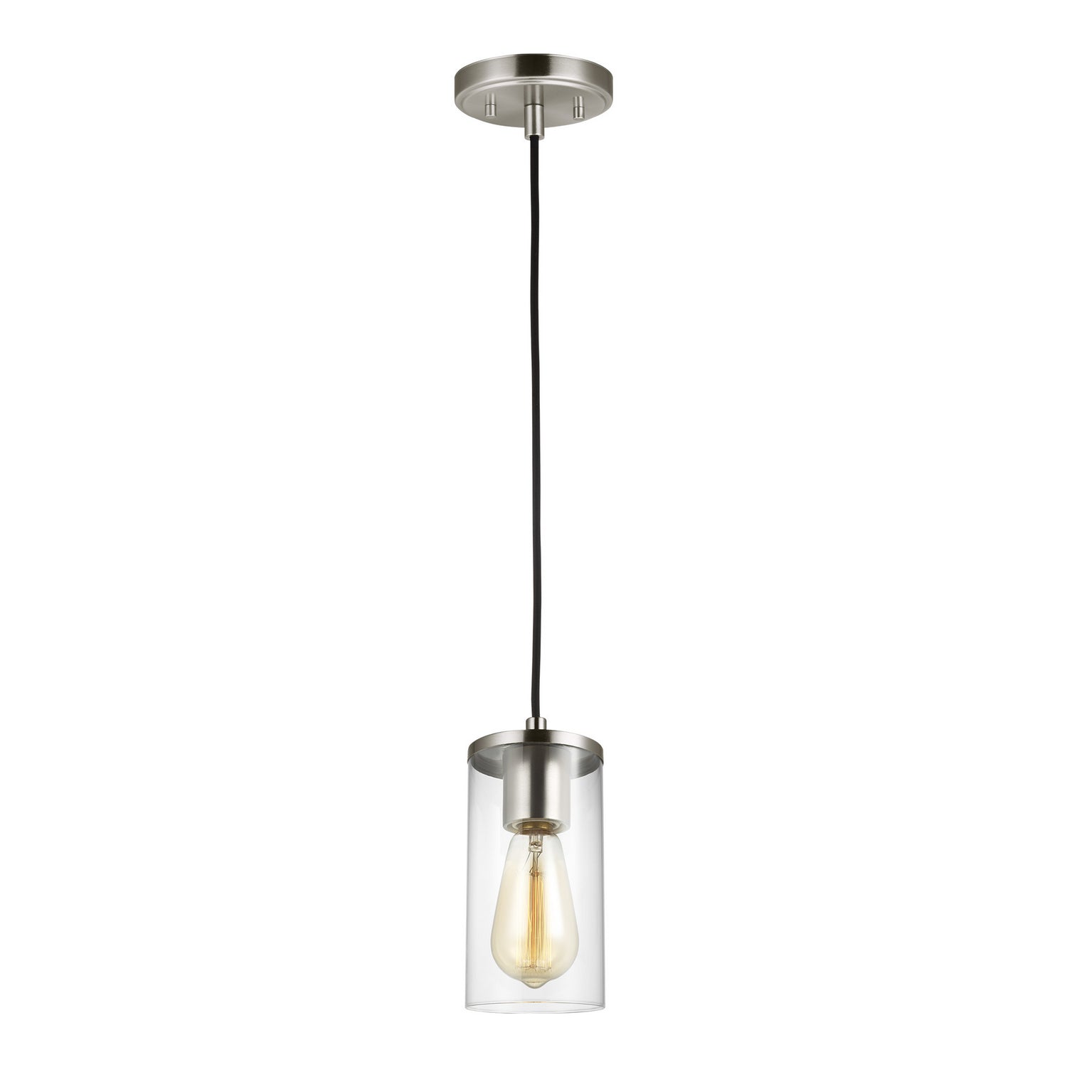 Visual Comfort Studio - 6190301-962 - One Light Mini-Pendant - Zire - Brushed Nickel