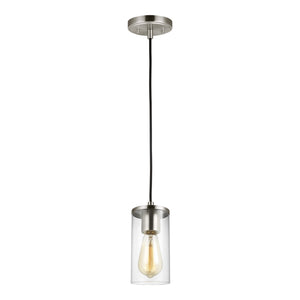 Visual Comfort Studio - 6190301-962 - One Light Mini-Pendant - Zire - Brushed Nickel