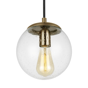 Visual Comfort Studio - 6501801-848 - One Light Pendant - Leo - Hanging Globe - Satin Brass