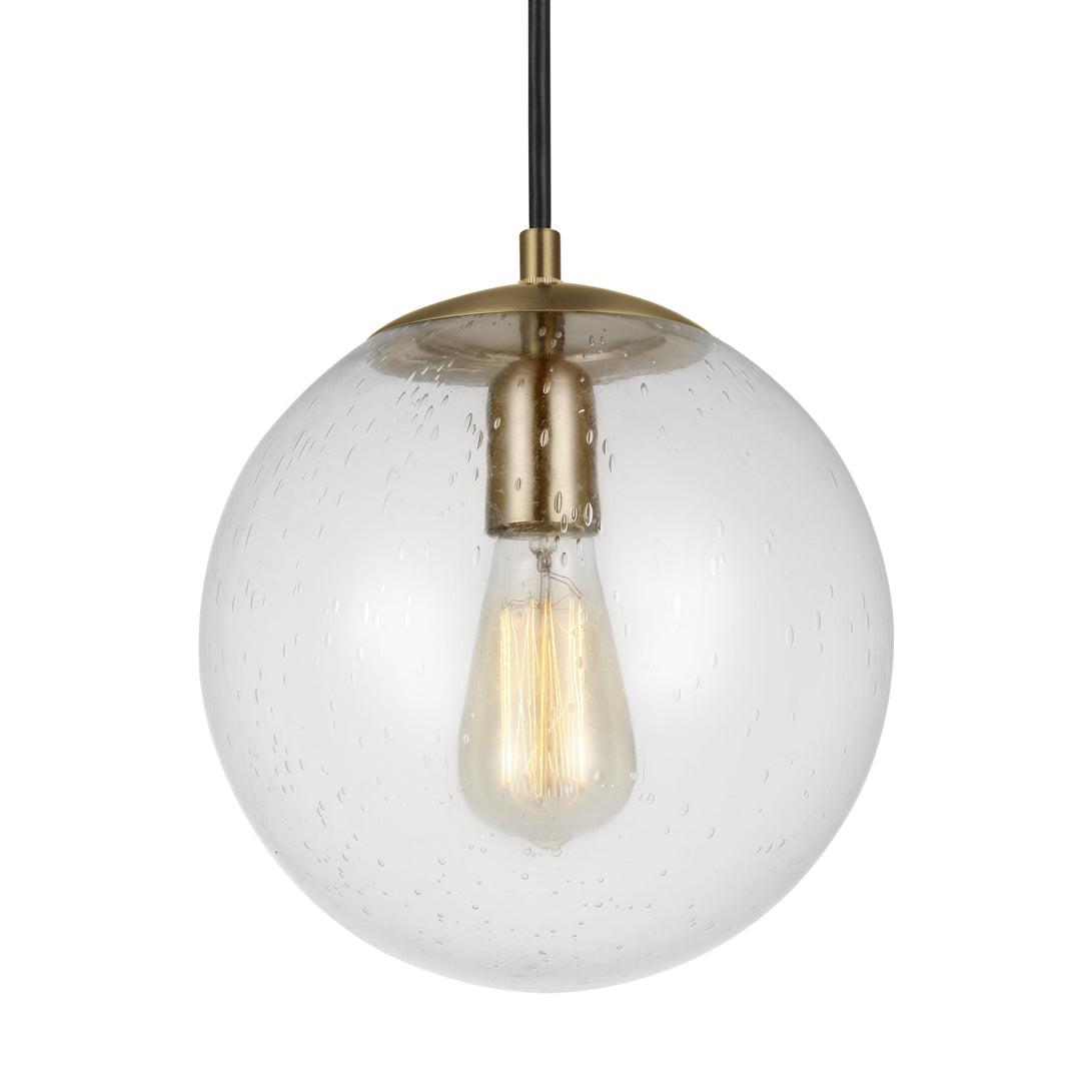 Visual Comfort Studio - 6601801-848 - One Light Pendant - Leo - Hanging Globe - Satin Brass