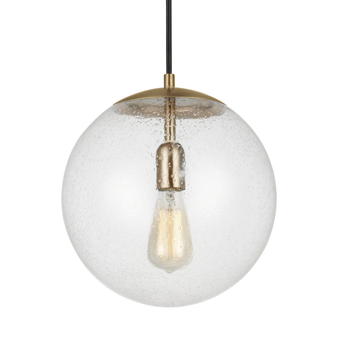 Visual Comfort Studio - 6701801-848 - One Light Pendant - Leo - Hanging Globe - Satin Brass