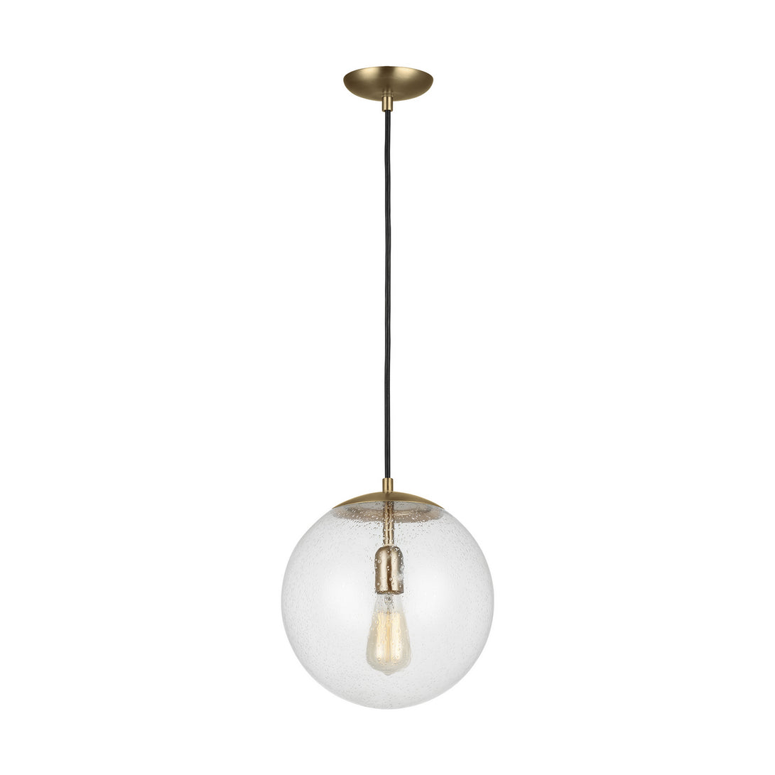 Visual Comfort Studio - 6701801-848 - One Light Pendant - Leo - Hanging Globe - Satin Brass