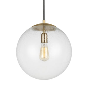 Visual Comfort Studio - 6801801-848 - One Light Pendant - Leo - Hanging Globe - Satin Brass