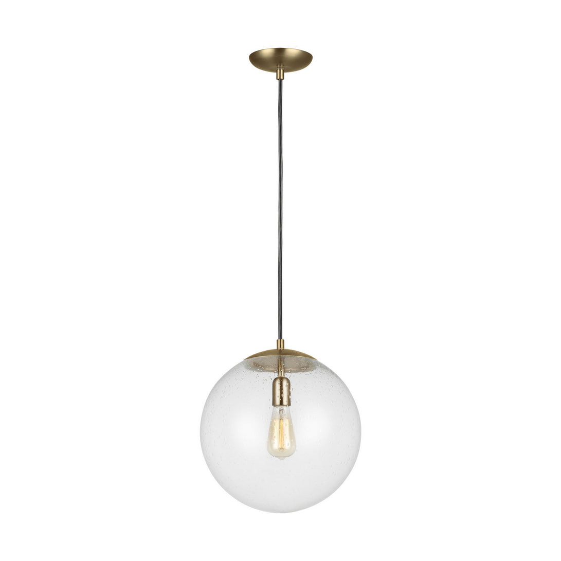 Visual Comfort Studio - 6801801-848 - One Light Pendant - Leo - Hanging Globe - Satin Brass