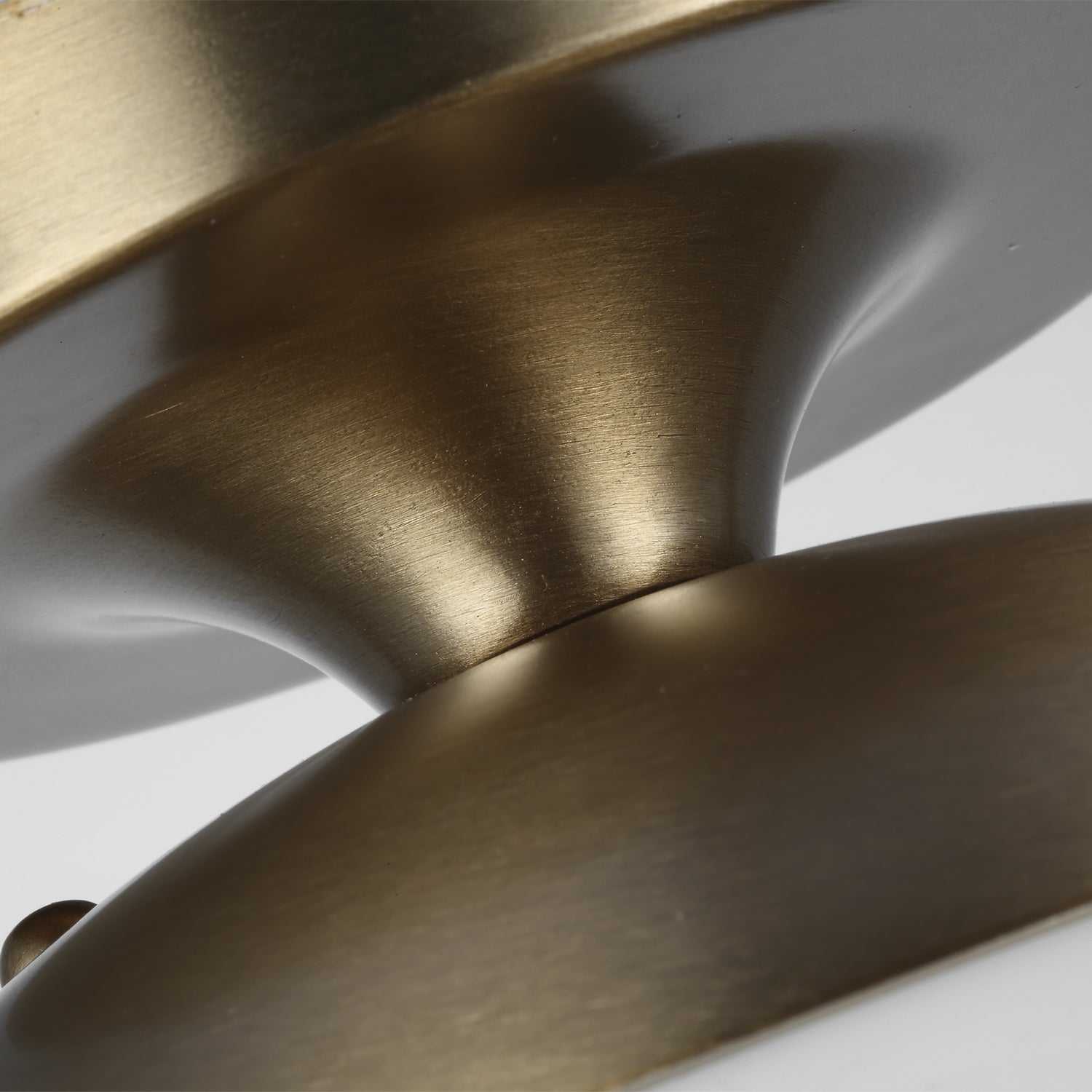 Visual Comfort Studio - 7518-848 - One Light Wall / Ceiling Semi-Flush Mount - Leo - Hanging Globe - Satin Brass