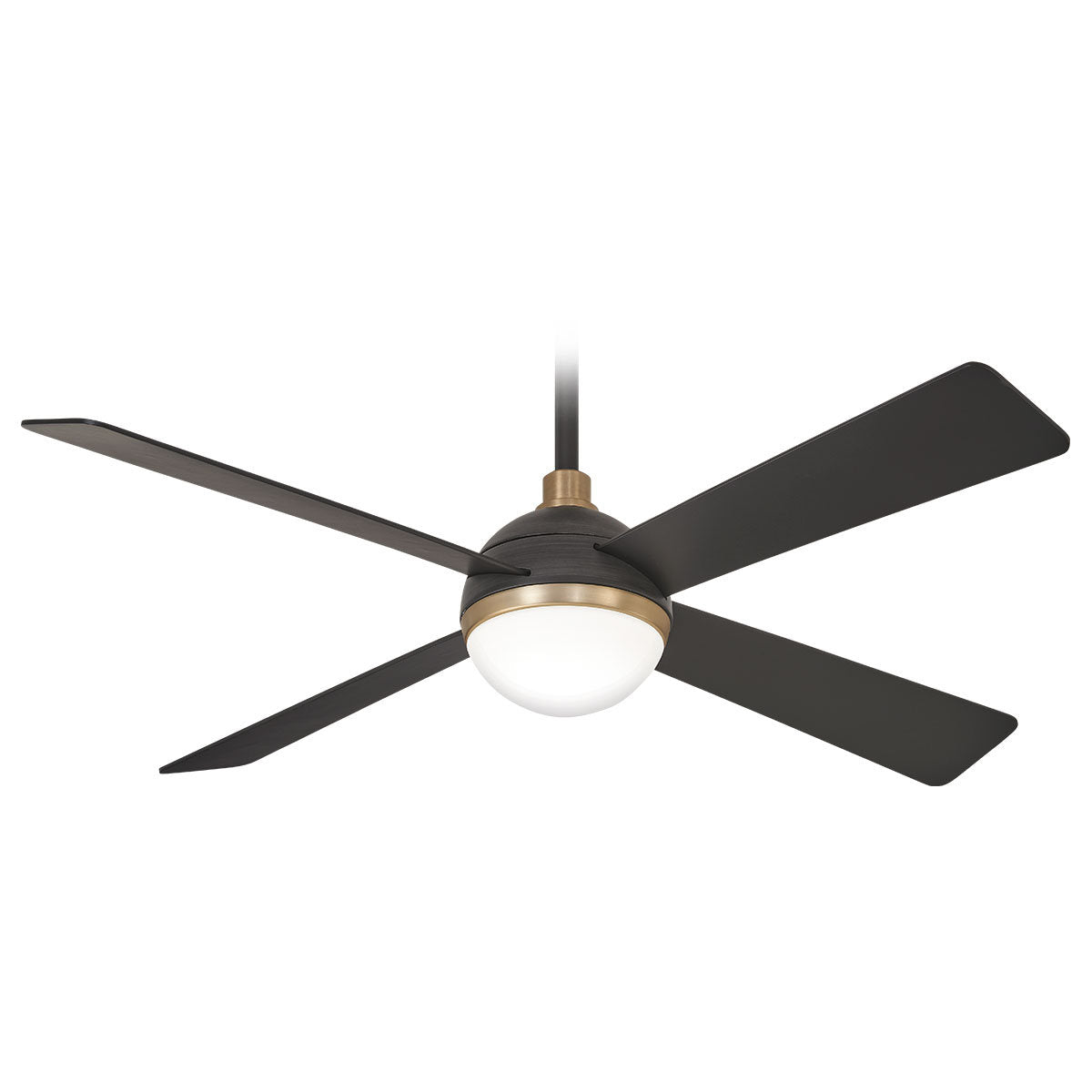 Minka Aire - F623L-BC/SBR - 54" Ceiling Fan - Orb - Brushed Carbon With Soft Brass