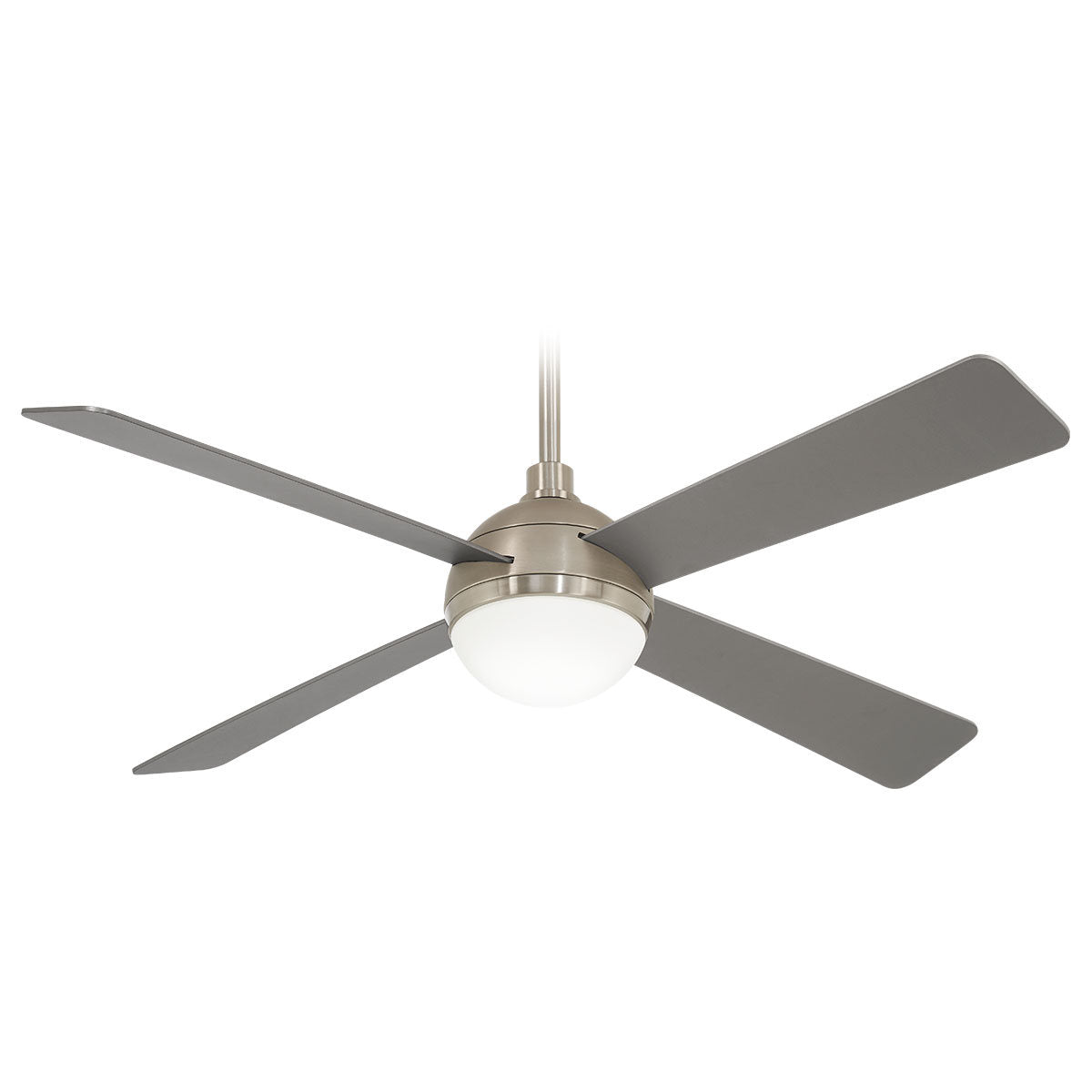 Minka Aire - F623L-BS/BN - 54" Ceiling Fan - Orb - Brushed Steel With Brushed Nickel