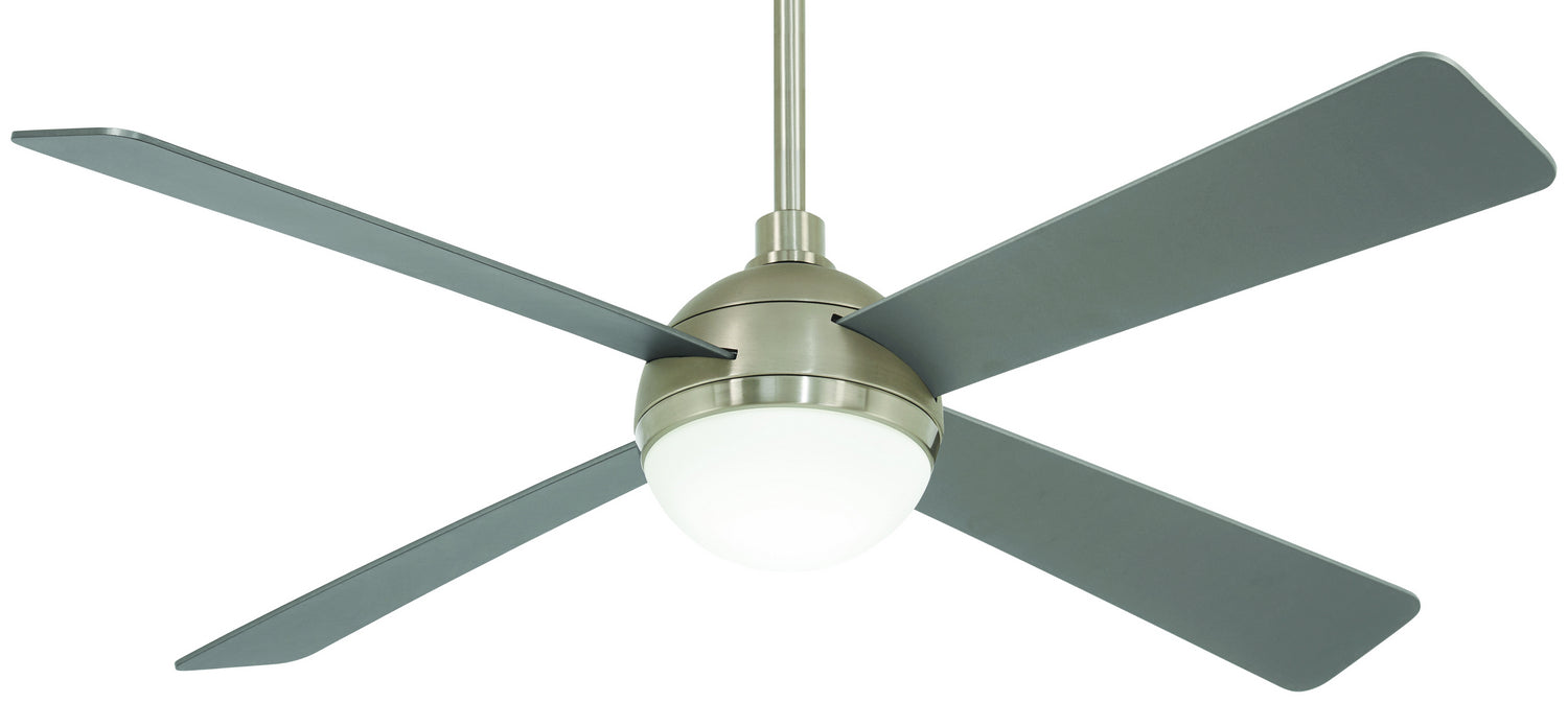 Minka Aire - F623L-BS/BN - 54" Ceiling Fan - Orb Led - Brushed Steel W/ Brushed Nicke