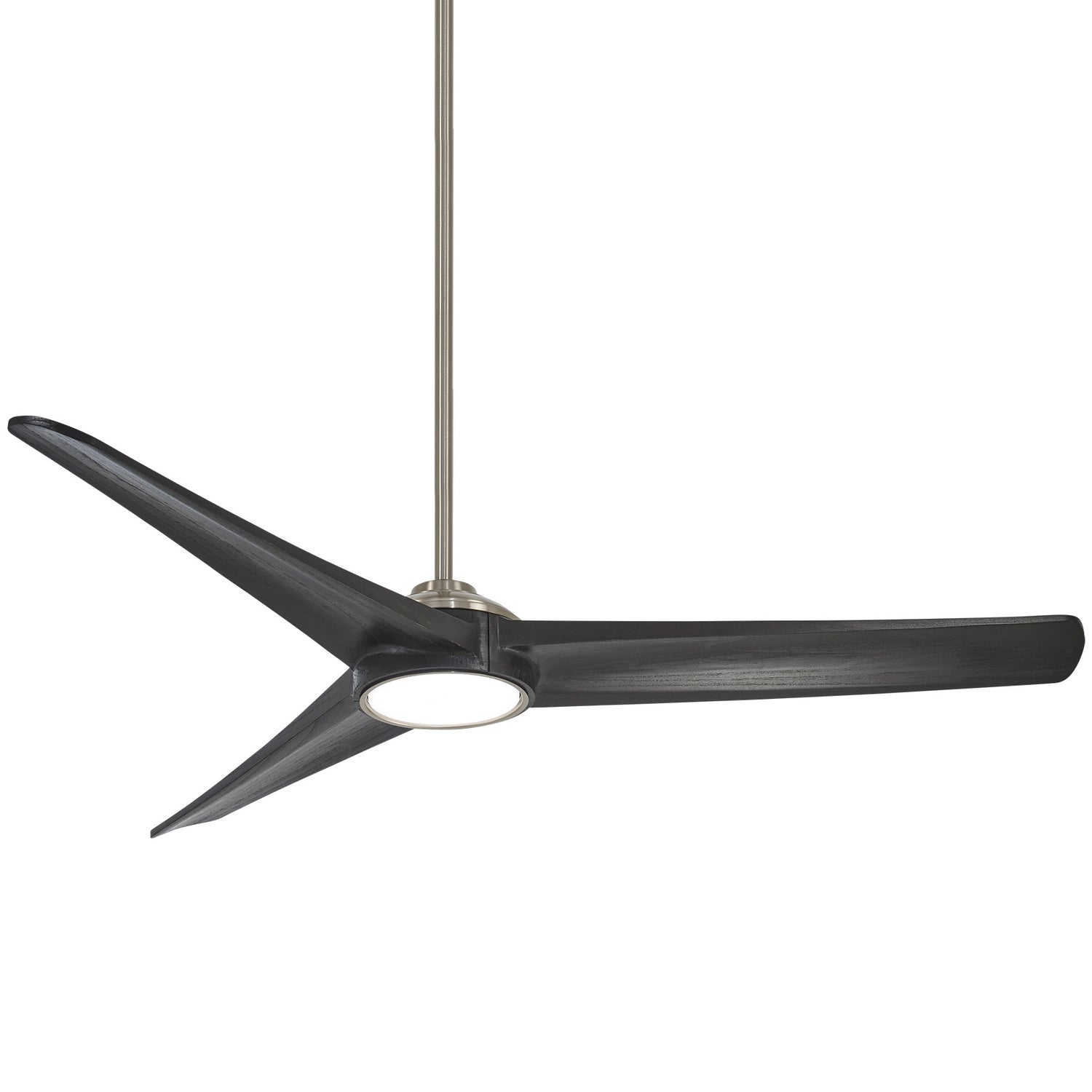 Minka Aire - F747L-BN/CL - 68"Ceiling Fan - Timber - Brushed Nickel With Coal Blades