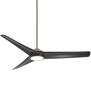 Minka Aire - F747L-BN/CL - 68"Ceiling Fan - Timber - Brushed Nickel With Coal Blades