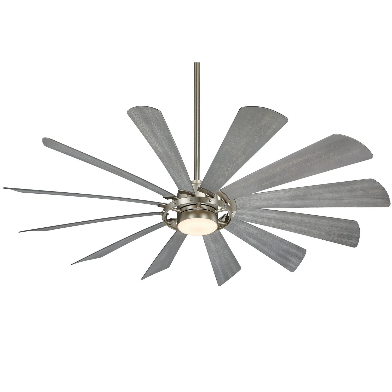 Minka Aire - F870L-BS - 65" Ceiling Fan - Windmolen - Brushed Steel