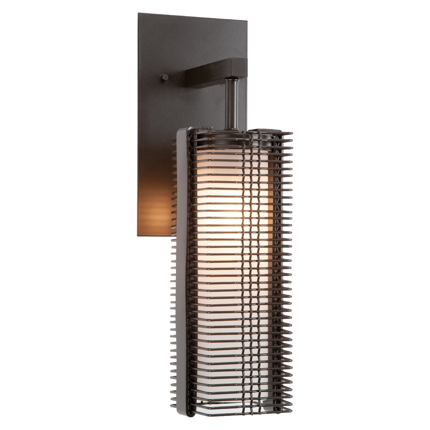 Hammerton Studio - IDB0020-11-FB-F-E2 - Wall Sconce - Downtown Mesh - Flat Bronze