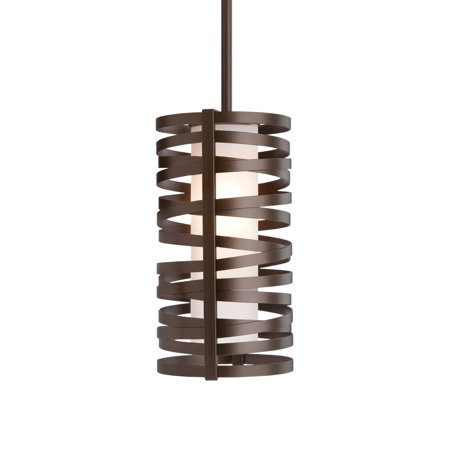 Hammerton Studio - LAB0013-11-FB-F-001-E2 - One Light Pendant - Tempest - Flat Bronze