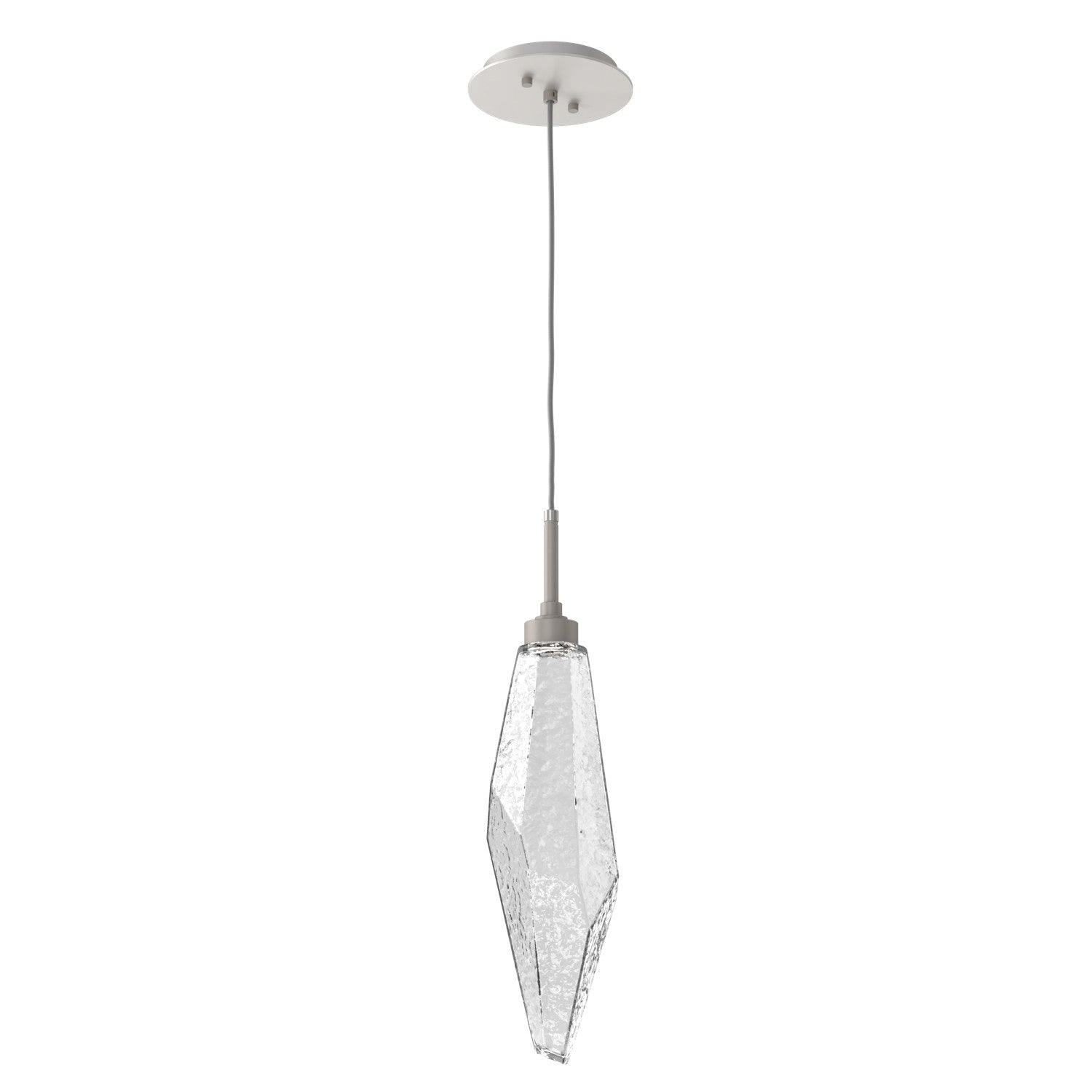 Hammerton Studio - LAB0050-19-BS-CC-C01-L1 - LED Pendant - Rock Crystal - Beige Silver