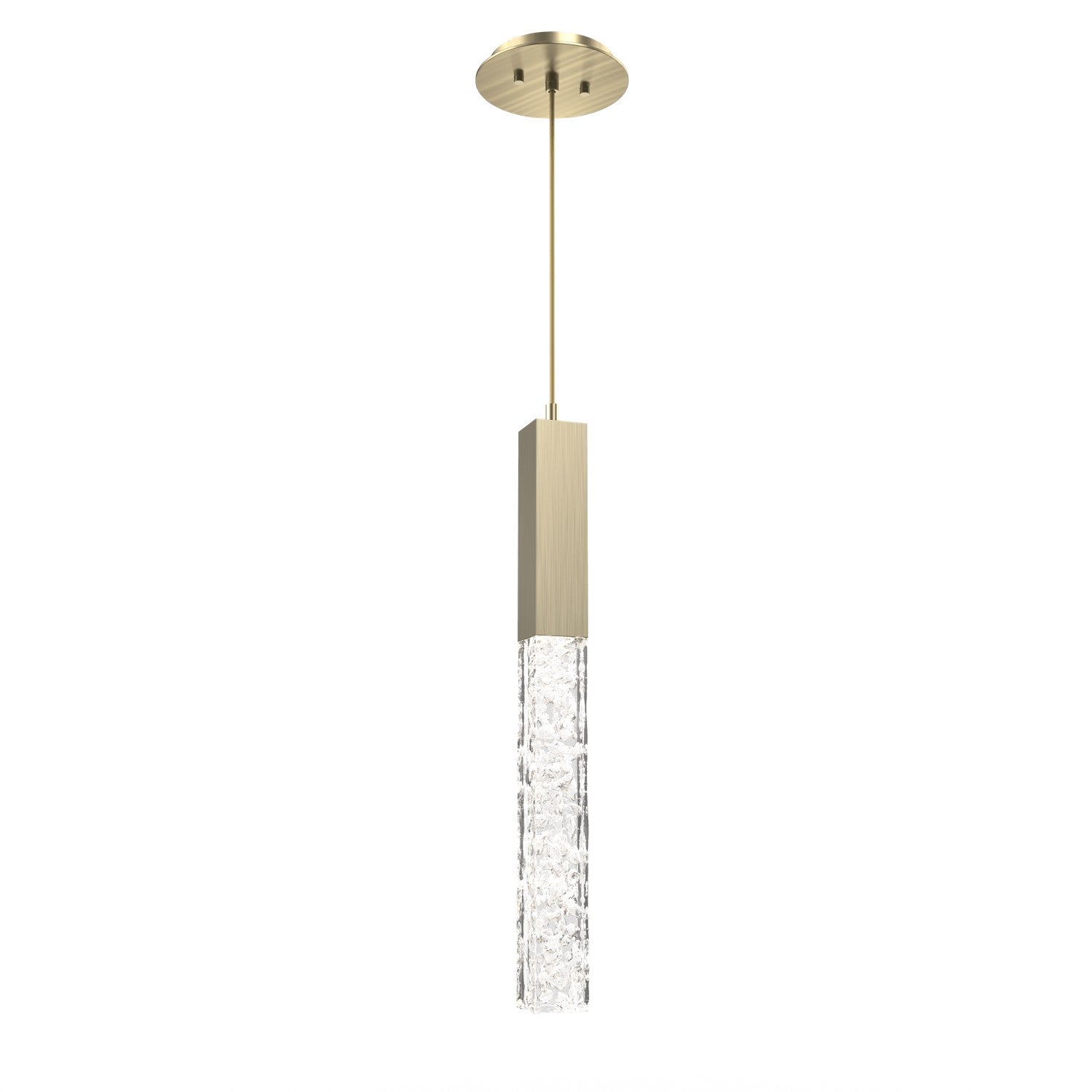 Hammerton Studio - LAB0060-01-HB-GC-C01-L1 - LED Pendant - Axis - Heritage Brass