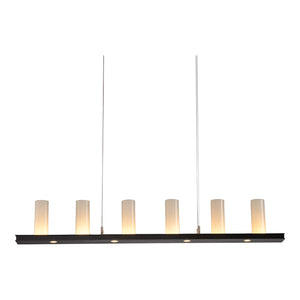 Hammerton Studio - PLB0033-0B-MB-LA-CA1-L1 - LED Linear Suspension - Carlyle - Matte Black