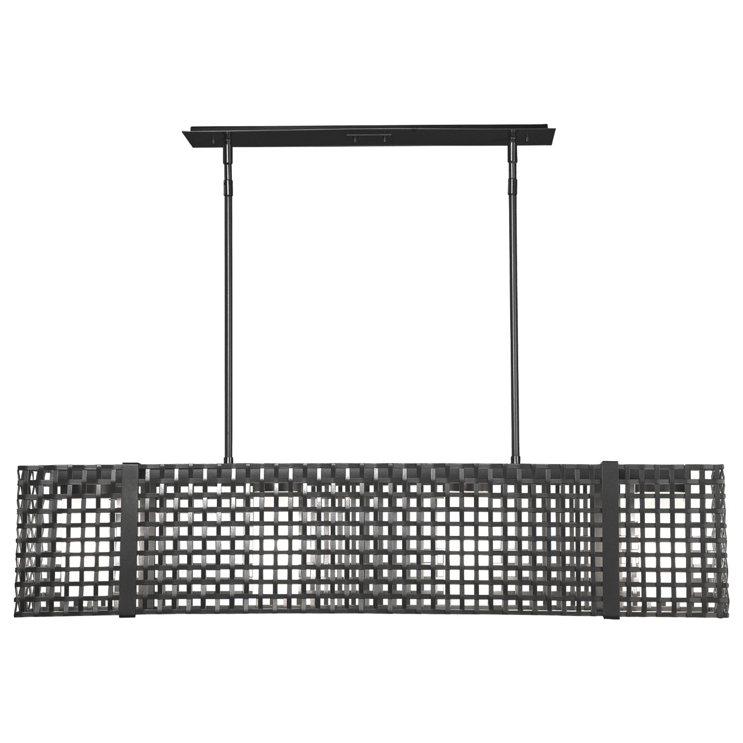 Hammerton Studio - PLB0037-73-MB-F-001-E2 - Linear Suspension - Tweed - Matte Black