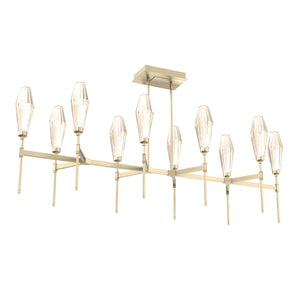 Hammerton Studio - PLB0049-67-HB-RA-001-L1 - LED Linear Suspension - Aalto - Heritage Brass