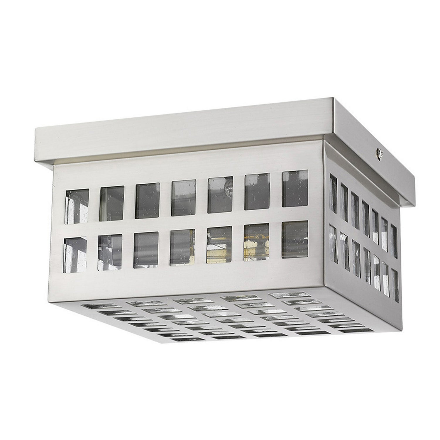 Acclaim Lighting - 1815SN - Two Light Flushmount - Letzel - Satin Nickel