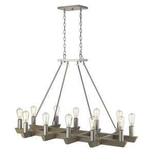 Acclaim Lighting - IN11061SN - 12 Light Chandelier - Finnick - Satin Nickel