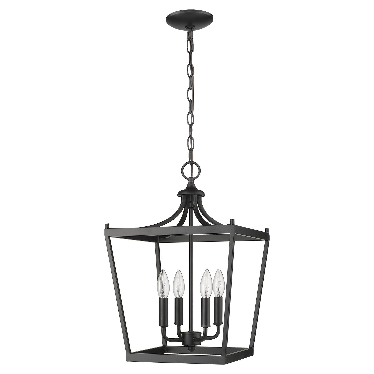 Acclaim Lighting - IN11133BK - Four Light Pendant - Kennedy - Matte Black