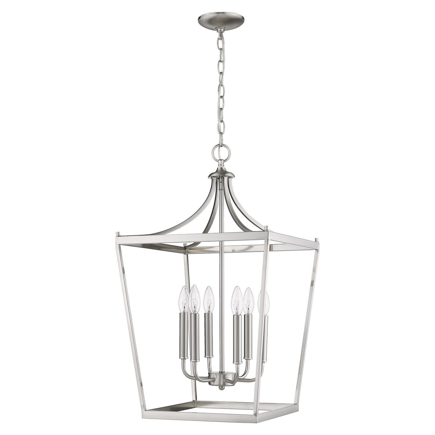 Acclaim Lighting - IN11134SN - Six Light Pendant - Kennedy - Satin Nickel