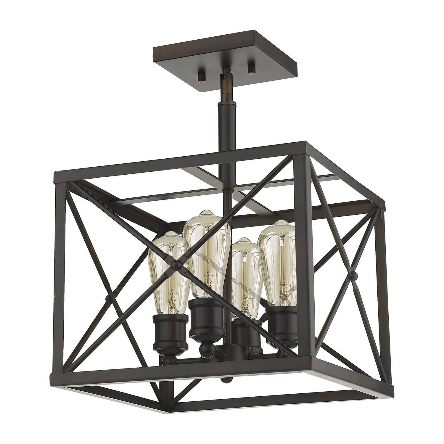 Acclaim Lighting - IN21124ORB - Four Light Pendant - Brooklyn - Oil-Rubbed Bronze