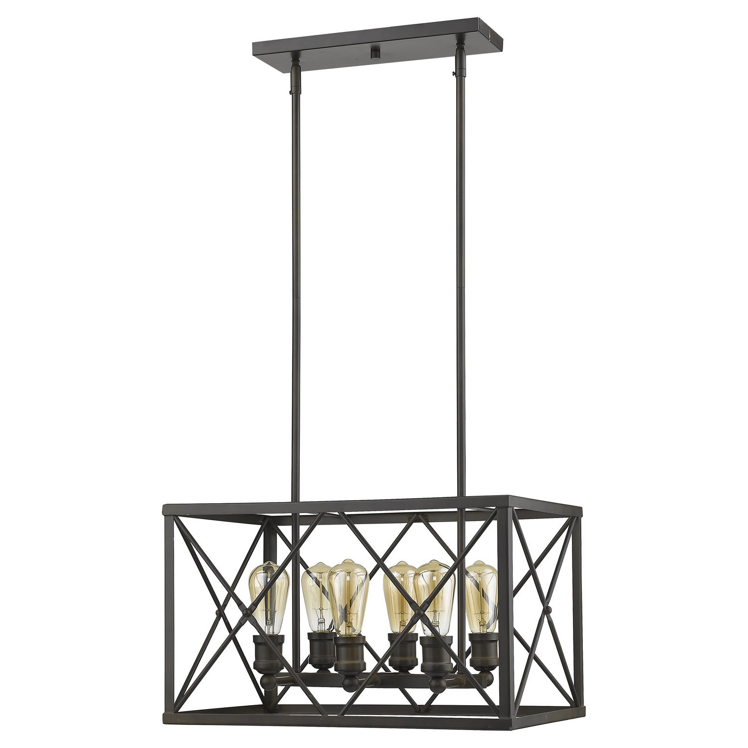 Acclaim Lighting - IN21125ORB - Six Light Pendant - Brooklyn - Oil-Rubbed Bronze